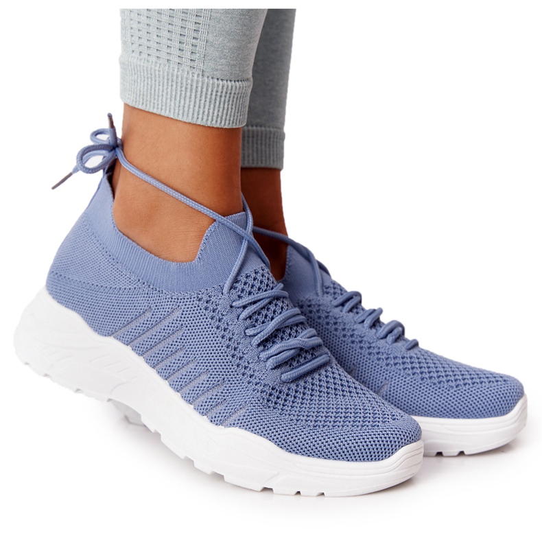 PS1 Chaussures de sport femme Sneakers Blue Ruler blanche bleu