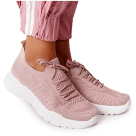 PS1 Chaussures de sport femme Sneakers Pink Ruler blanc rose