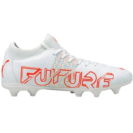 Chaussures de foot Puma Future Z 4.1 Fg Ag 106252 03 blanc blanc