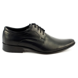 Lukas 447 chaussures habillées noires pour hommes