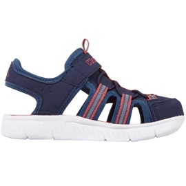 Chaussures enfant Kappa Kyoko, bleu marine et orange 260884K 6744 Chaussures enfant Kappa Kyoko, bleu marine et orange 260884K 6744