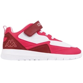 Kappa Durban Pr K chaussures pour enfants blanc et rose 260894PRK 1022