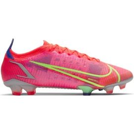 Chaussure de football Nike Mercurial Vapor 14 Elite Fg M CQ7635 600 vert, rose rose