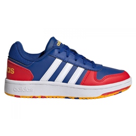 Chaussures Adidas Hoops 2.0 Jr FY7016 bleu marine bleu