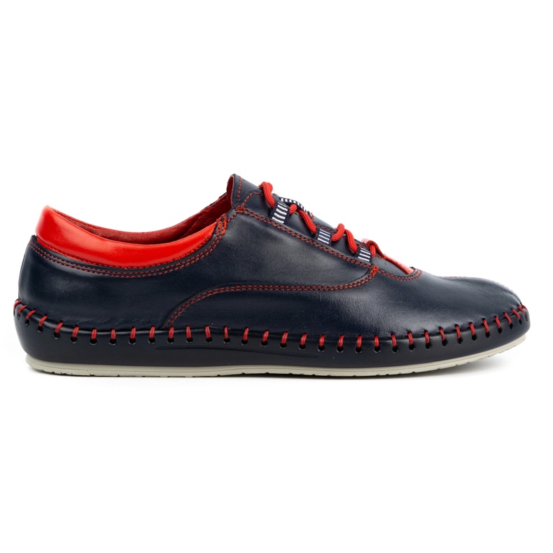 Olivier Chaussures décontractées pour hommes 312K grain bleu marine Olivier Chaussures décontractées pour hommes 312K grain bleu marine