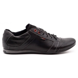 Lemar Chaussures en cuir noir pour hommes 882 le noir Lemar Chaussures en cuir noir pour hommes 882 le noir