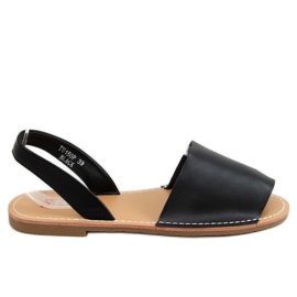 Sandales noires pour femmes TU150P Noir le noir