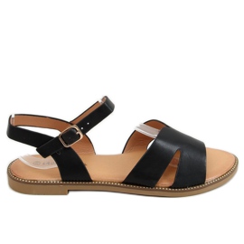 Sandales noires pour femmes K-20 Noir le noir