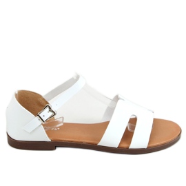 Sandales blanches pour femmes 7823 Blanc