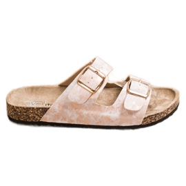 Evento Pantoufles Décontractées Avec Boucle beige