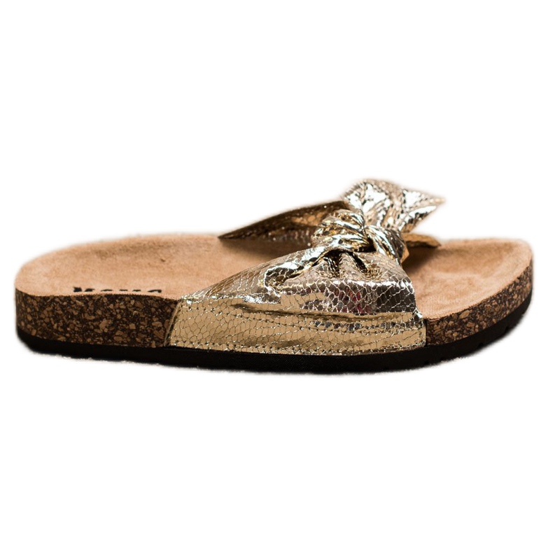 SHELOVET Pantoufles Sur La Plateforme d'or