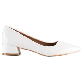 Sweet Shoes Escarpins classiques à talons bas blanc
