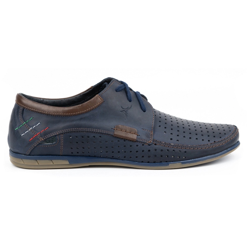 Olivier Chaussures ajourées homme 563 bleu marine Olivier Chaussures ajourées homme 563 bleu marine