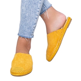 Volets de moutarde en mousse de Vénus jaune