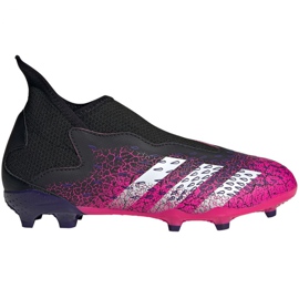 Chaussures de foot Adidas Predator Freak.3 Ll Fg Jr FW7529 multicolore rose Chaussures de foot Adidas Predator Freak.3 Ll Fg Jr FW7529 multicolore rose