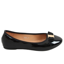 Ballerines laquées noires B2029 Noir le noir