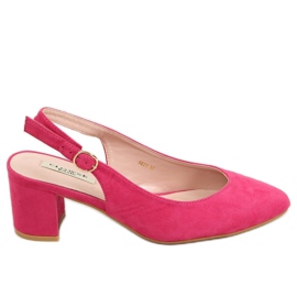 Escarpins à talon ouvert fuchsia 9R27 Fuchsia rose