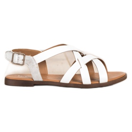 Sandales décontractées Sergio Leone blanc