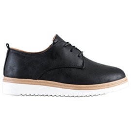 SHELOVET Chaussures noires décontractées