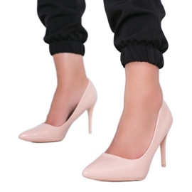 Escarpins Tisha laqué beige Escarpins Tisha laqué beige