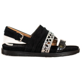 Evento Sandales à la mode avec boucle noir