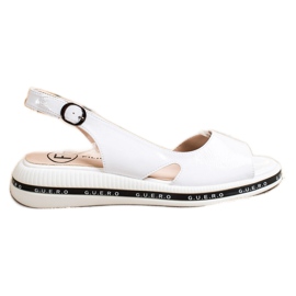 Filippo Sandales laquées confortables blanc