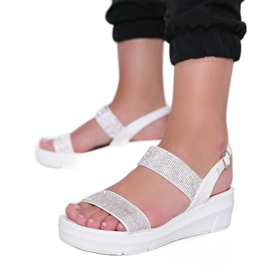 Sandales compensées blanches Sweet Rasp Sandales compensées blanches Sweet Rasp