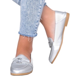 Mocassins argentés avec boucle Island Paradise