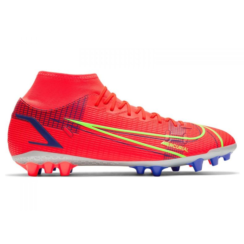 Chaussures de football Nike Superfly 8 Academy Ag M CV0842-600 multicolore rouge