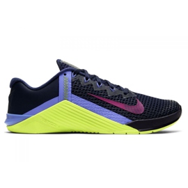 Chaussure d'entraînement Nike Metcon 6 W AT3160-400 noir multicolore vert