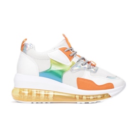 Vices Etaux FY-72-338-blanc / orange blanche multicolore Vices Etaux FY-72-338-blanc / orange blanche multicolore