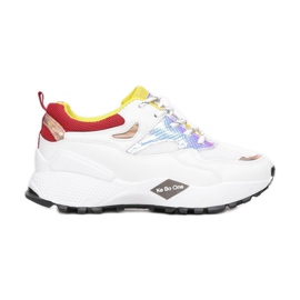 Vices Etaux FY-91-100-blanc / rouge multicolore