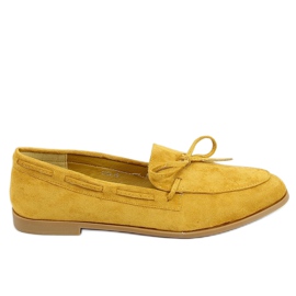 Mocassins femme classique moutarde 3394 Jaune Mocassins femme classique moutarde 3394 Jaune