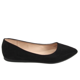 Ballerines à bouts en amande noir CD52P Noir le noir
