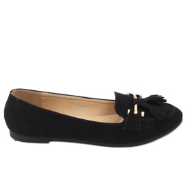 Mocassins femme noirs 99-08A Noir le noir