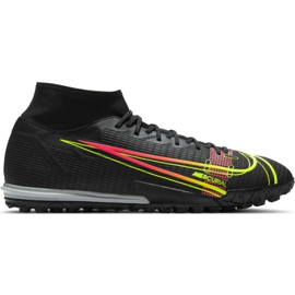 Nike Mercurial Superfly 8 Academy Tf M CV0953 090 chaussures de football le noir le noir
