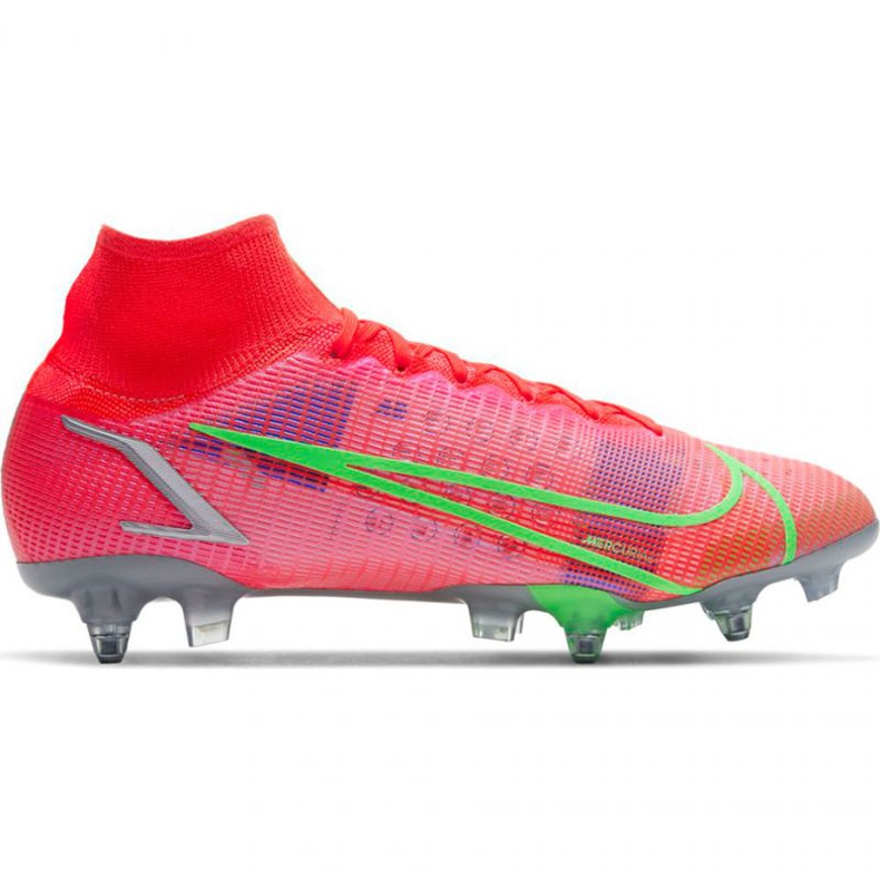Chaussure de football Nike Mercurial Superfly 8 Elite SG-PRO Ac M CV0960 600 orange oranges et rouges