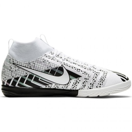 Chaussure de football Nike Mercurial Superfly 7 Academy Mds Ic Jr BQ5529 110 blanc, blanc, noir blanc