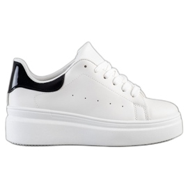 SHELOVET Baskets confortables blanc