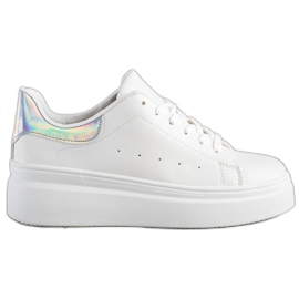SHELOVET Baskets confortables blanche