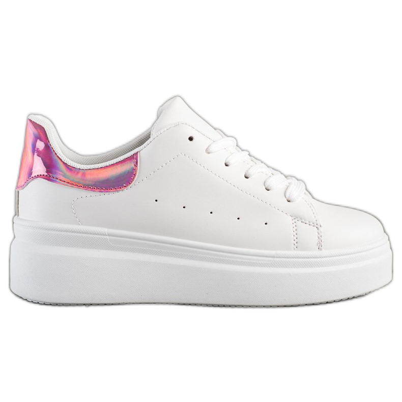 SHELOVET Baskets confortables blanche