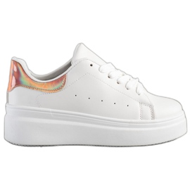 SHELOVET Baskets confortables blanc