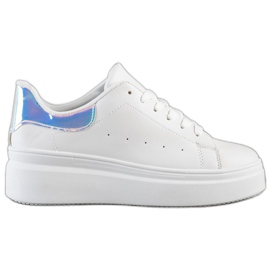 SHELOVET Baskets confortables blanche