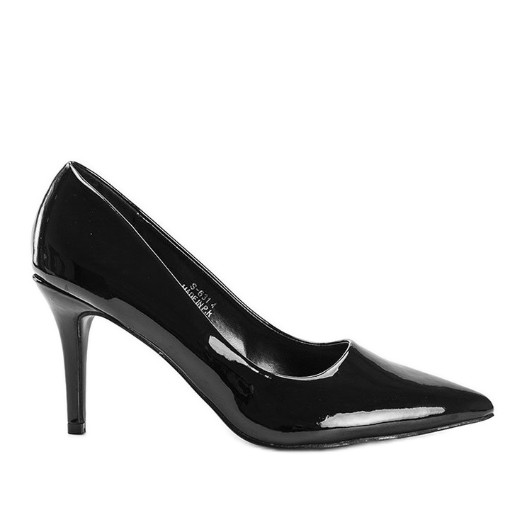 Escarpins noirs en éco-cuir Ally le noir