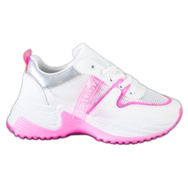 SHELOVET Baskets Avec Maille Chaussures De Mode blanc