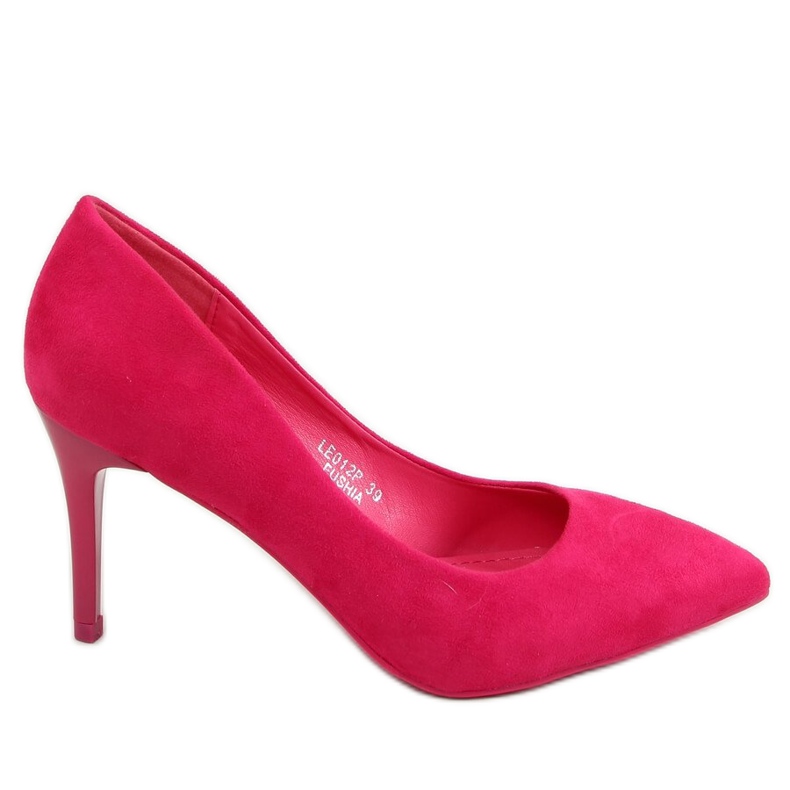 Escarpins confortables sur un talon fushia LE012P Fushia rose