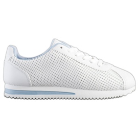 SHELOVET Baskets ajourées élégantes blanc