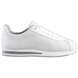 SHELOVET Baskets ajourées élégantes blanc