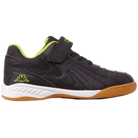 Kappa Furbo K chaussures pour enfants noir et jaune 260776K 1140 le noir