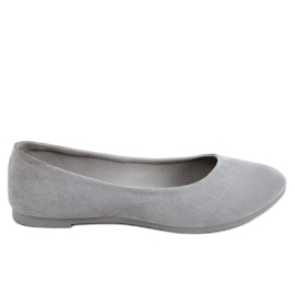 Ballerines femme grises JX38 D. GREY